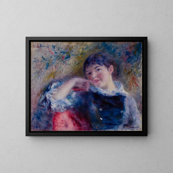 Le Rêveur - Pierre-Auguste Renoir — inramlat konstverk på väggen