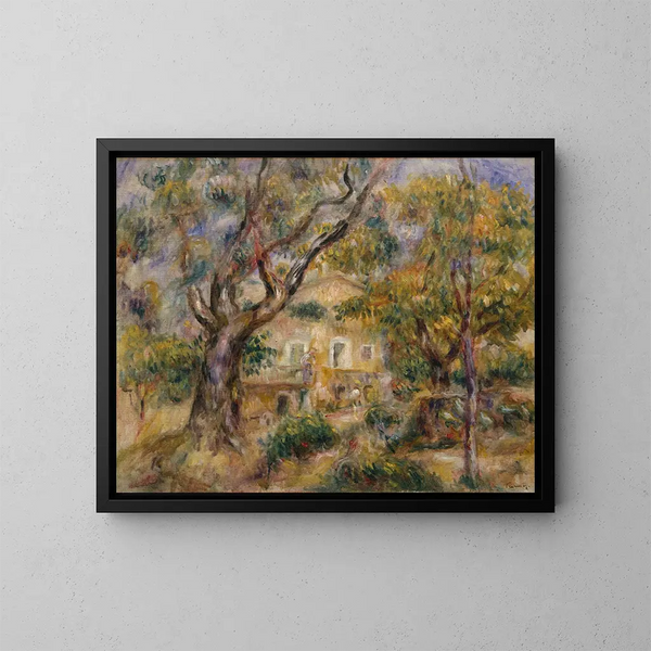 La Ferme aux Collettes à Cagnes - Pierre-Auguste Renoir — inramlat konstverk på väggen