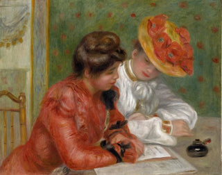 La Lettre - Pierre-Auguste Renoir — vy av konstverket