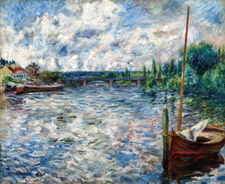 La Seine à Chatou - Pierre-Auguste Renoir — vy av konstverket