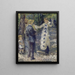 La Balançoire - Pierre-Auguste Renoir — inramlat konstverk på väggen