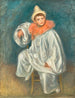 Le Pierrot blanc - Pierre-Auguste Renoir — vy av konstverket