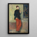 Le Jeune Soldat - Pierre-Auguste Renoir — inramlat konstverk på väggen