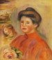 Têtes de femme Gabrielle - Pierre-Auguste Renoir — vy av konstverket