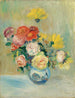 Vas av rosor och dahlior - Pierre-Auguste Renoir — vy av konstverket