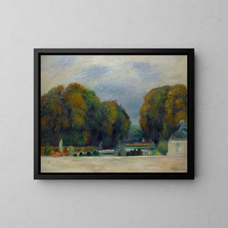 Versailles - Pierre-Auguste Renoir — inramlat konstverk på väggen