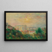 Vy över Montmartre - Pierre-Auguste Renoir — inramlat konstverk på väggen
