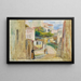 Vue de village, route de Cagnes - Pierre-Auguste Renoir — inramlat konstverk på väggen