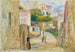 Vue de village, route de Cagnes - Pierre-Auguste Renoir — vy av konstverket