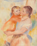 Tvätterska och barn La Blanchisseuse et son enfant - Pierre-Auguste Renoir — vy av konstverket