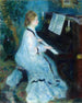 Femme au piano - Pierre-Auguste Renoir — vy av konstverket