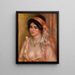 Woman with Black Hair Jeune femme avec cheveux noirs buste - Pierre-Auguste Renoir — inramlat konstverk på väggen