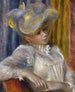 kvinna med hatt - Pierre-Auguste Renoir — vy av konstverket