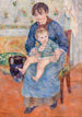 Ung mor - Pierre-Auguste Renoir — vy av konstverket