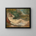 Studie av naken modell - Pierre-Auguste Renoir — inramlat konstverk på väggen