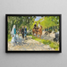 Bois de Boulogne - Pierre-Eugène Montzin — inramlat konstverk på väggen