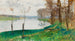 Bords de la Seine, Veneux-les-Sablons - Pierre-Eugène Montzin — vy av konstverket