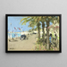 La Promenade des Anglais à Nice - Pierre-Eugène Montzin — inramlat konstverk på väggen