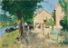 Le quai de la Croix Blanche, Saint-Mammès - Pierre-Eugène Montzin — vy av konstverket