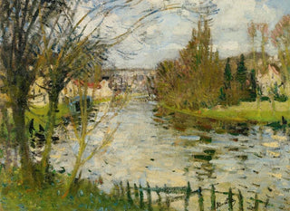 PierreEugne Montzin - Village Au Bord De Rivire.webp