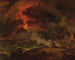 La Destruction de Pompéi - Pierre-Henri de Valenciennes — vy av konstverket