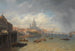 La Tamise med Somerset House och Saint-Paul-katedralen - Pierre-Justin Ouvrié — vy av konstverket