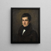 Portrait of Édouard Bertin - Pierre-Louis De Laval — inramlat konstverk på väggen