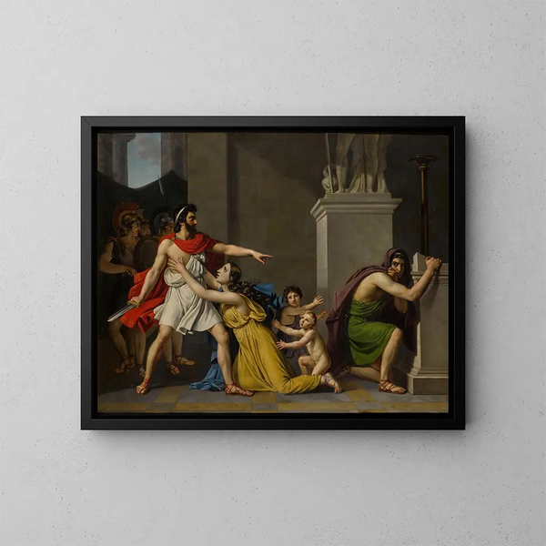Pyrrhus och Polites - Pierre-Narcisse Guérin — inramlat konstverk på väggen