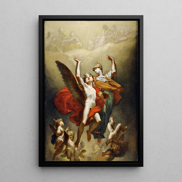 PierrePaul Prudhon - Minerve Leading The Genius Of Arts To Immortality.webp