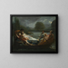 Le Rêve de bonheur - Pierre-Paul Prud'hon — inramlat konstverk på väggen