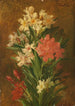Laurier-rose i blomster röd och vit - Pierre Adrien Chabal-Dussurgey — vy av konstverket