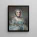 Portrait d'une dame - Pierre Bernard — inramlat konstverk på väggen