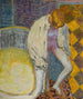 kvinna som går ut ur badet - Pierre Bonnard — vy av konstverket
