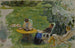 La Sieste au jardin - Pierre Bonnard — vy av konstverket