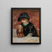 La femme au basset ou Portrait de Marthe Bonnard au basset - Pierre Bonnard — inramlat konstverk på väggen
