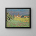 Le Champ de blé devant l'église - Pierre Bonnard — inramlat konstverk på väggen