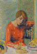 Le corsage rayé - Pierre Bonnard — vy av konstverket