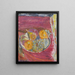 Les Raisins - Pierre Bonnard — inramlat konstverk på väggen