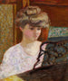 Misia vid piano Porträtt av Misia Natanson - Pierre Bonnard — vy av konstverket