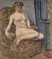 Modell i en fåtölj - Pierre Bonnard — vy av konstverket