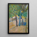 Personnage sous un arbre - Pierre Bonnard — inramlat konstverk på väggen