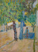Personnage sous un arbre - Pierre Bonnard — vy av konstverket