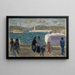 Le Golfe brumeux Ciel de Mistral - Pierre Bonnard — inramlat konstverk på väggen