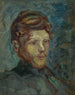 Tête de jeune homme barbu - Pierre Bonnard — vy av konstverket