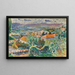 Vue de Cannet - Pierre Bonnard — inramlat konstverk på väggen