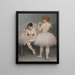 Les danseuses - Pierre Carrier-Belleuse — inramlat konstverk på väggen