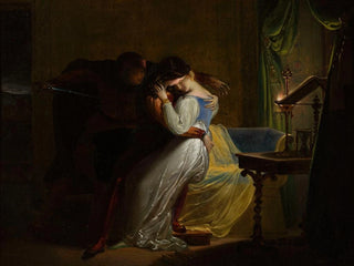 Paolo och Francesca - Pierre Claude François Delorme — vy av konstverket