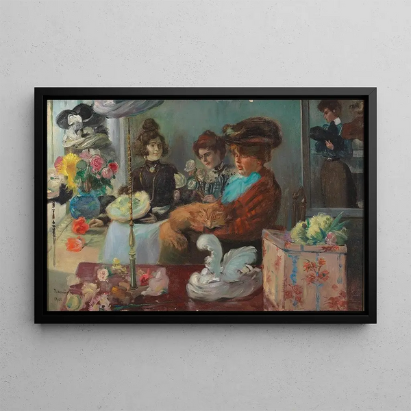 Pierre Georges Jeanniot - At the Milliner.webp