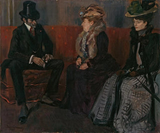 La présentation - Pierre Georges Jeanniot — vy av konstverket