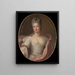Marie Adélaïde de Savoie 1685-1712 hertiginna av Bourgogne - Pierre Gobert — inramlat konstverk på väggen